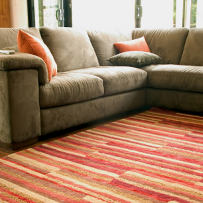 sofa and carpet